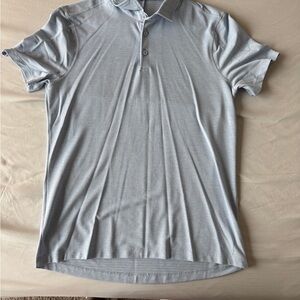 Lululemon Athletica Gray Polo Shirt Lightweight Performance